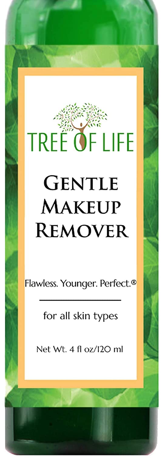 Tree of Life Gentle Makeup Remover for Face and Eye Area, 4 Fl Oz : Beauty & Personal Care