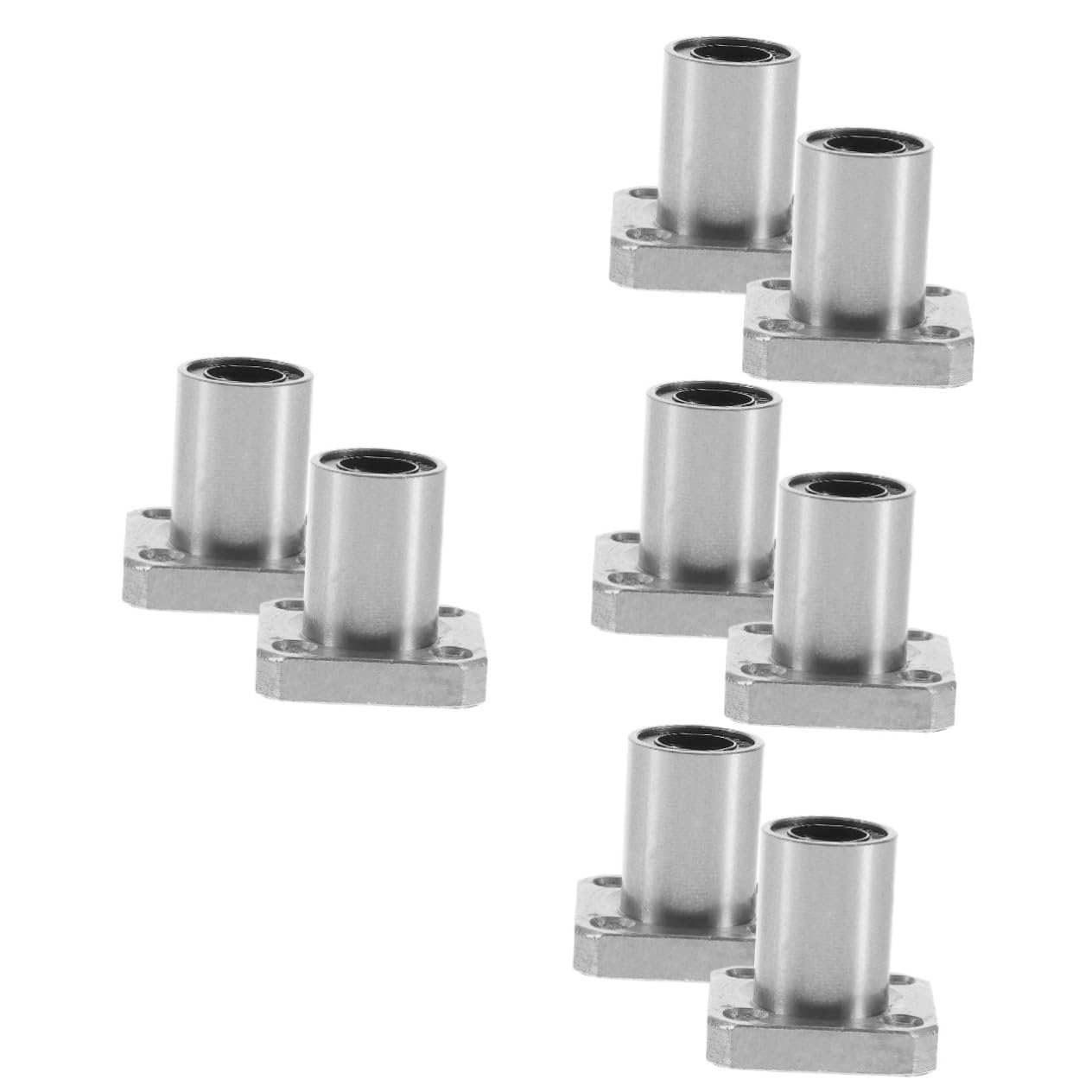SOLUSTRE 8stücke Extra Lange Flansch Linearachsen Lmkuu Mit Innendurchmesser Hochgradig Präzise Und Langlebig Für Cnc-maschinen Und Spezielle Anwendungen