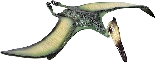 Flormoon Juguete de dinosaurio  Dinosaurio Quetzalcóatlus verde realista  Figuras de dinosaurio de plástico  Decoración de pastel de cumpleaños,