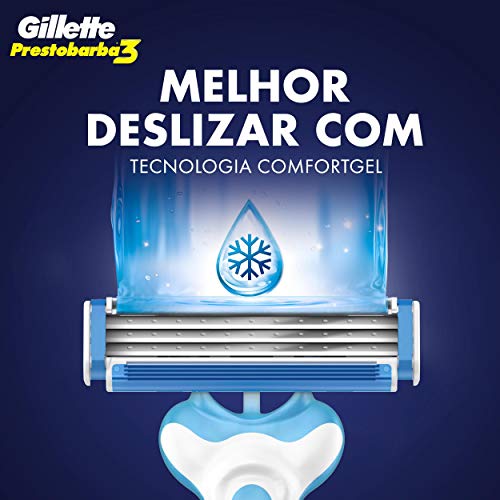 Aparelho de Barbear Descartável Gillette Prestobarba3 Cool 2 Unidades