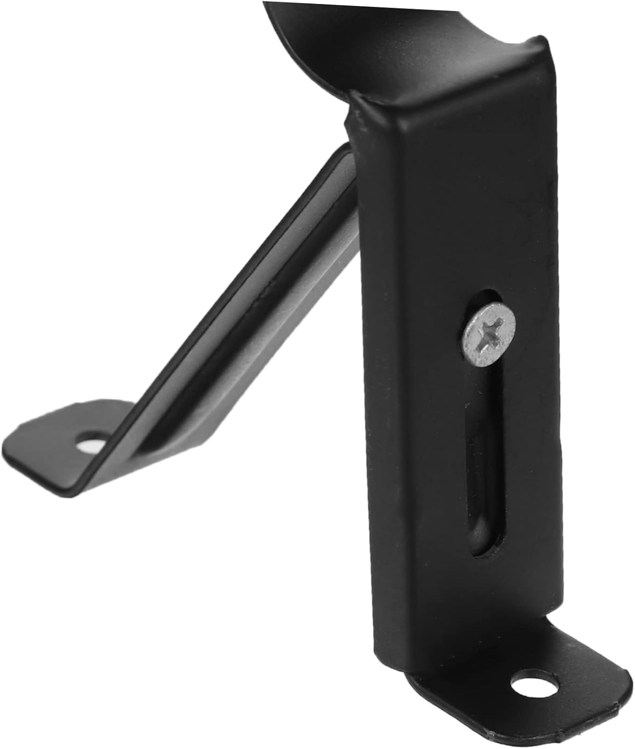 Cabilock 2pcs Iron Curtain Rod Brackets Adjustable Holders for Valance Easy Install Window Hardware
