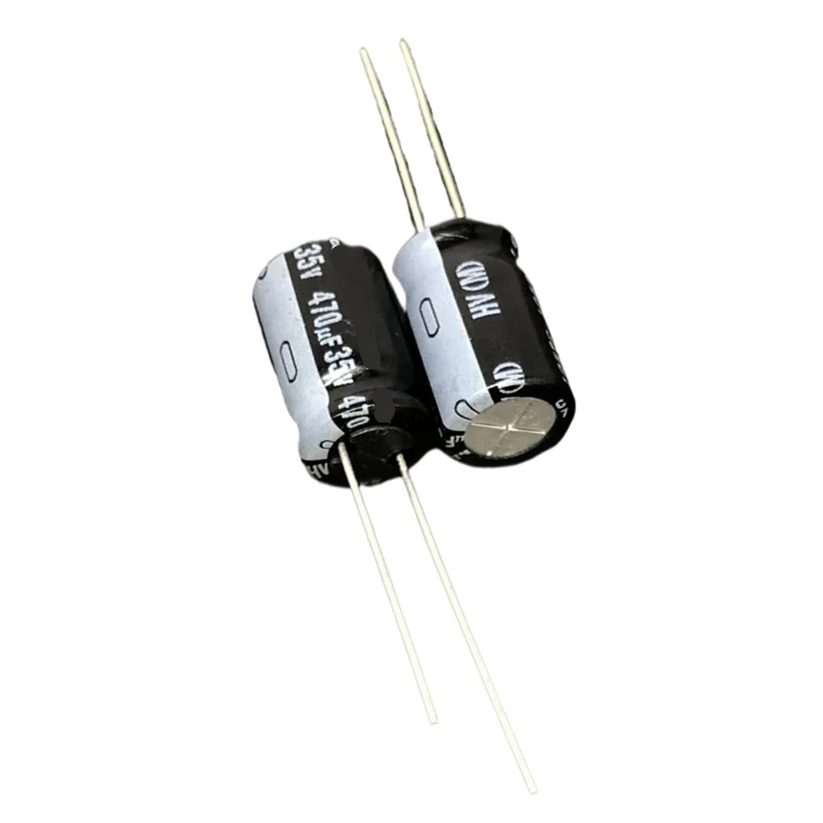Condensateurs aluminium 470uF 35V série HV 10x16mm lot de 10 pièces