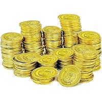 WANGZAIZAI 100 Piezas Monedas Oro, Monedas Doradas de Pirata,
