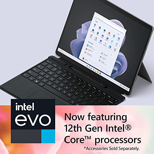 Image of Microsoft Surface Pro 9 13 inch Touch Tablet, Intel i7, 16GB /256GB, Graphite Bundle Surface Pro Signature Mechanical Keyboard, Black and 1 YR CPS Enhanced Protection Pack