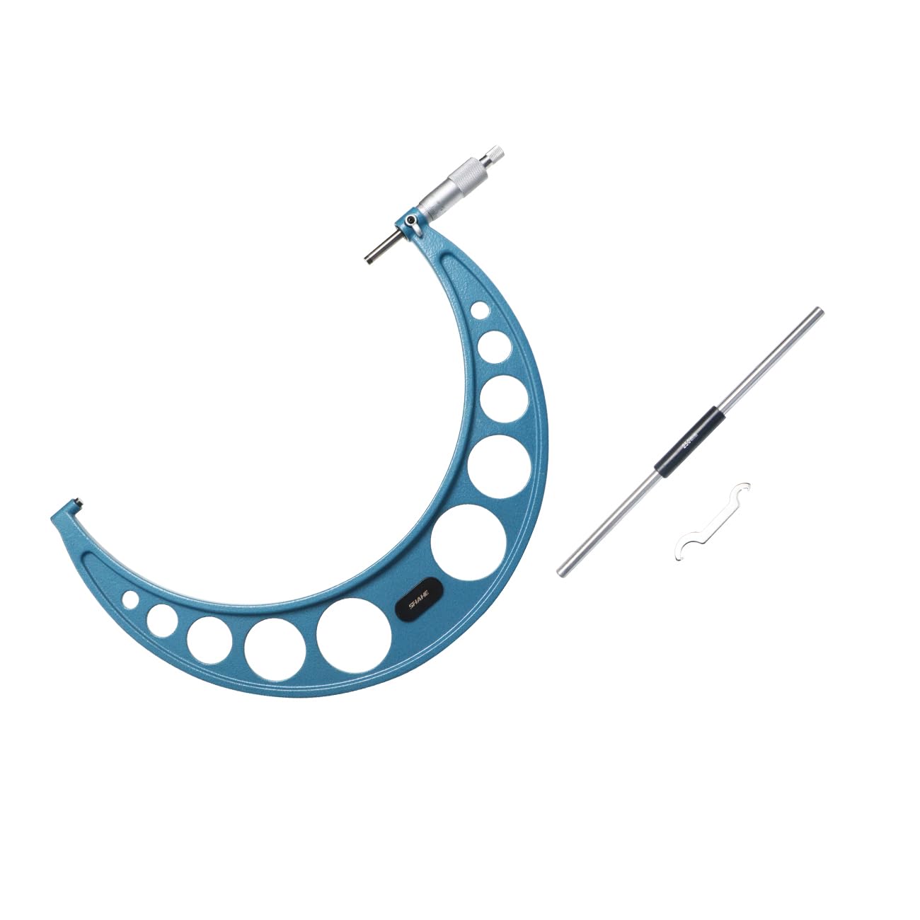 SHAHE 10-11''/250-275mm Outside Micrometer Gauge Micrometer Measuring Tooll 5201-275A