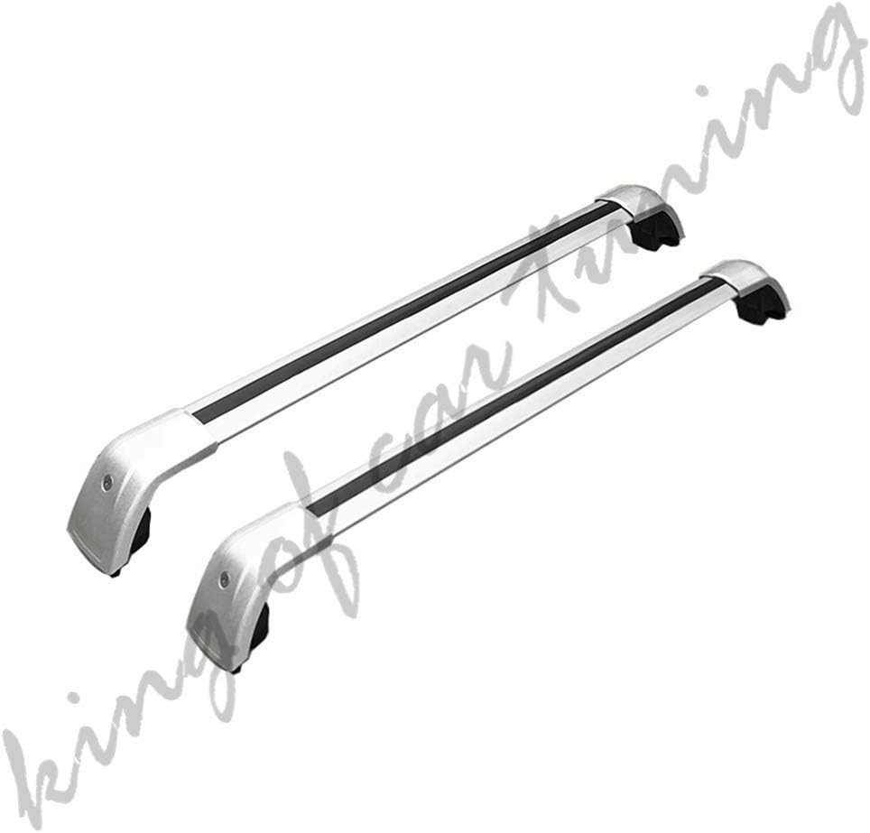 Silver Crossbars Cross Bars Roof Rail Racks Fits for Lincoln Corsair 2019 2020