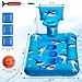Pool Shark Cornhole and Basketball Toys for Kids,Inflatable Swimming Pool Toys for Adults Family,3 Bean Bags Toss Game 1 Pool Basketball,for Kids Adults Family for Pool Party Water Carnival,Water Toy