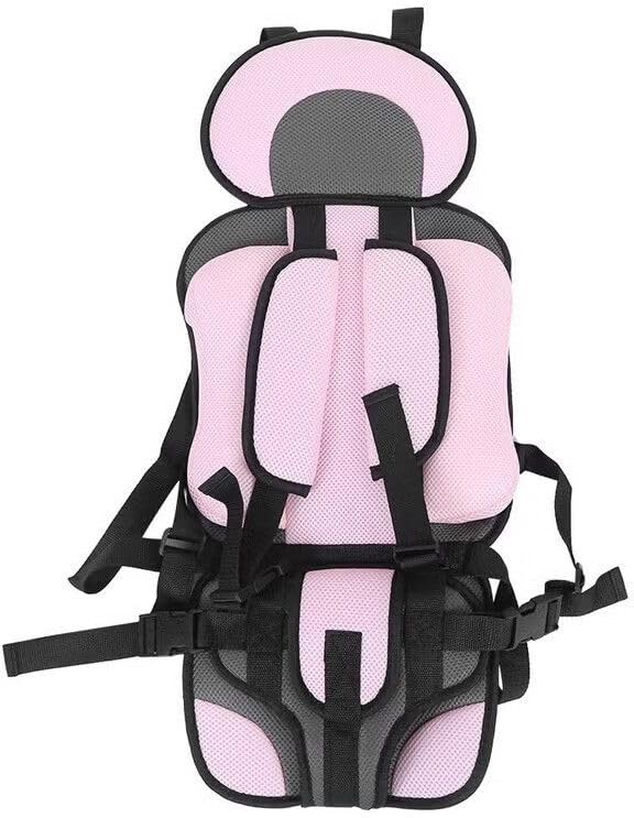 Audio Wheels Portable Foldable Baby Seat Cushion with Adjustable Shoulder & Back Straps, Universal Fit for Car, Bicycle, Stroller, Sofa & High Chair, Multi-Colour (Toddlers & Kids 6 Months-4 Years)