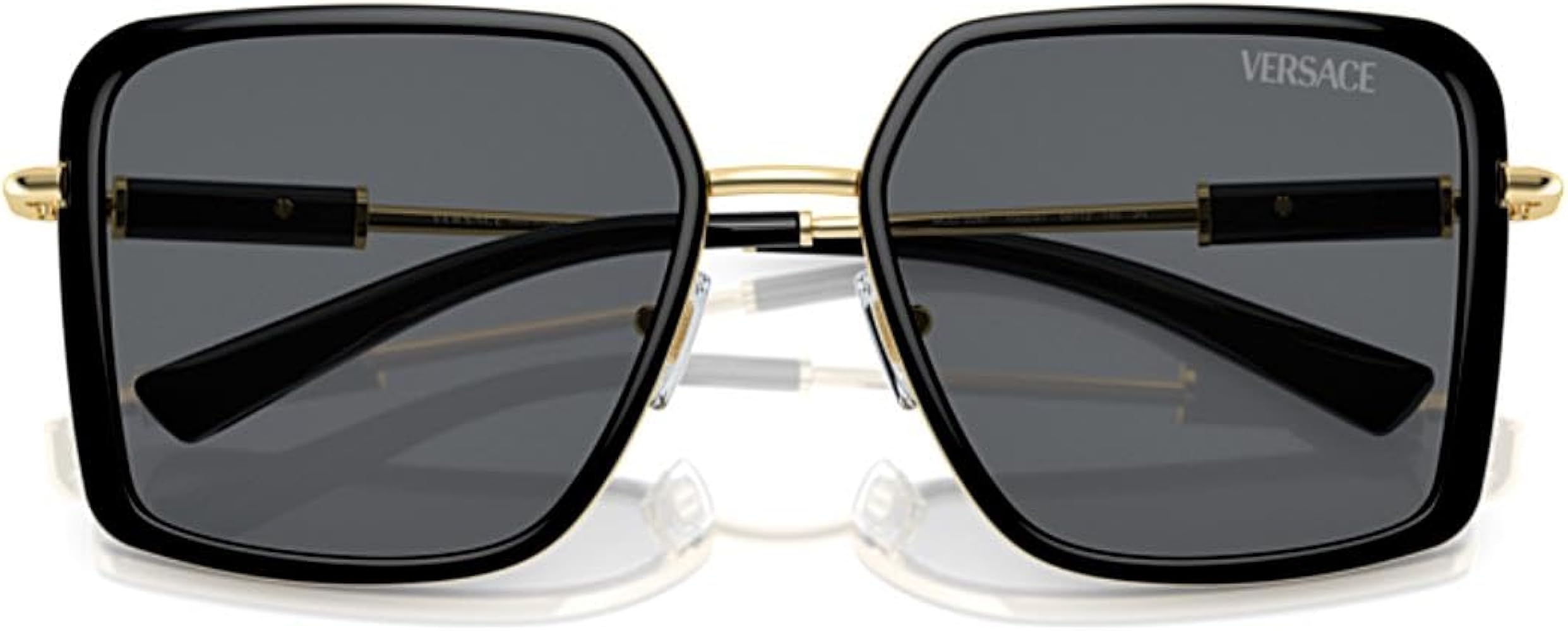 Amazon.com: Versace VE 2261 Black/Dark Grey 56/18/140 women