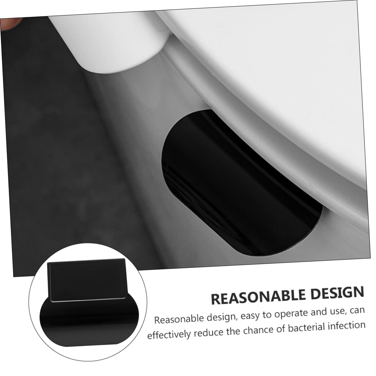 6pcs toilet lid lifter toilet pad cover toilet riser toilet seat potty training lifter cover lifter potty training picker toilet bowl lifter handle To the restroom clamshell