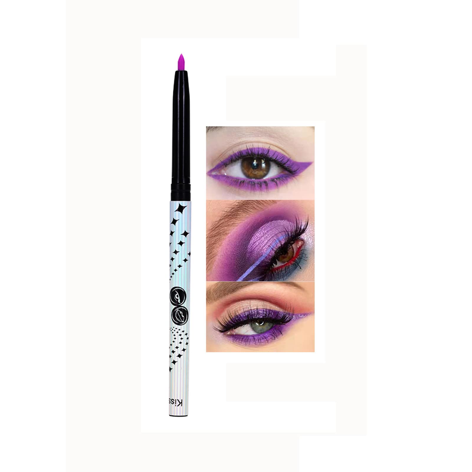 1PC Colored Gel Eyeliner Waterproof Soft Smooth High Pigmented Long Lasting Crayon Eye Liner Pen Eyes Makeup Gift