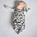 Summer Baby Boy Girl Animal Printed Sleeveless Romper One-Piece Bodysuit Jumpsuit Outfits (Gray, 6-9 Months)