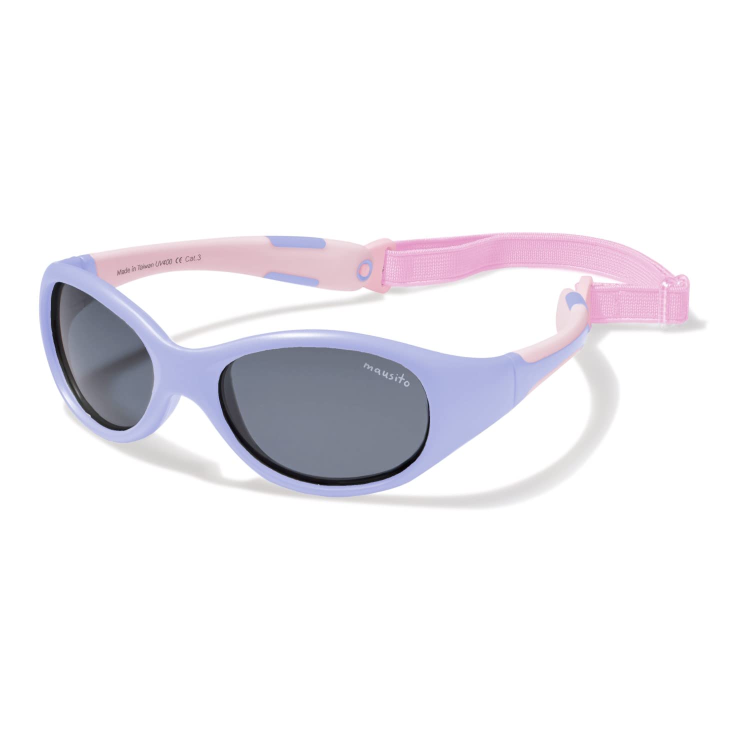 Mausito Occhiali da sole bambini 2-4 anni & 5-8 anni | FLESSIBILI Occhiali da sole bambino 100% PROTEZIONE UV | Fascia regolabile e rimovibile | Senza BPA