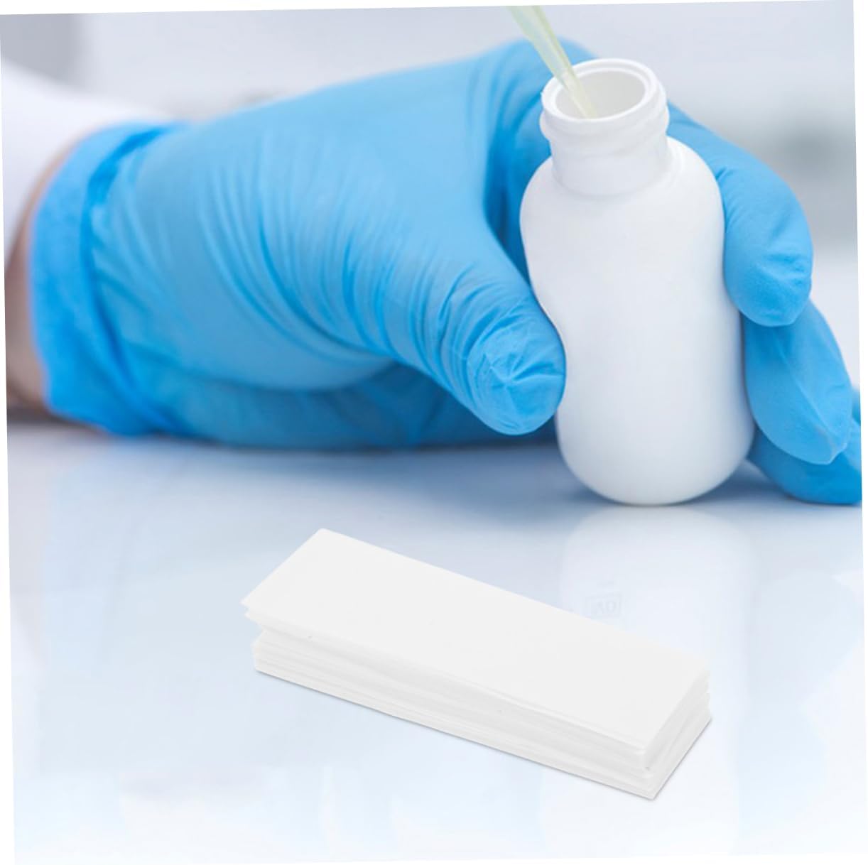 200pcs Absorbent Paper Blotting Sheets Blotter Science Experiment Strips of Paper It Scientific Filter Strips Tlc Chromatography Laboratory Strip
