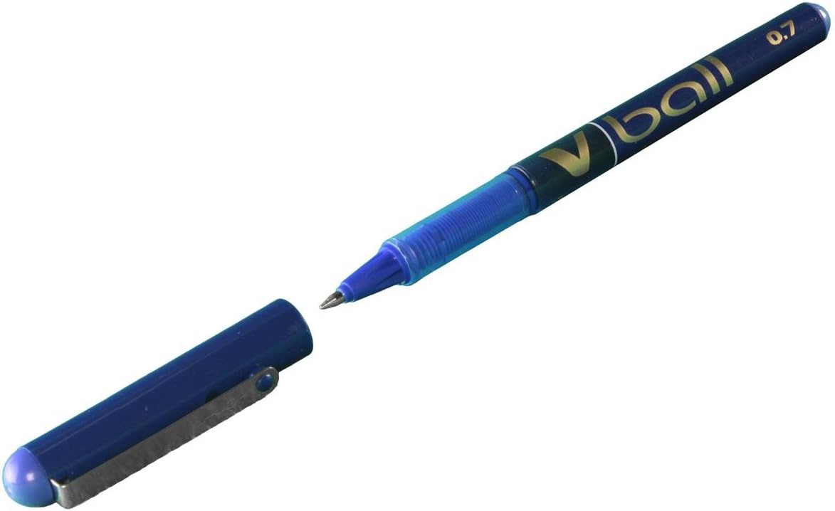 Vball 7 Liquid Ink Rollerball 0.7 mm tip (Box of 12) - Blue