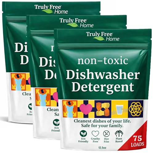 Truly Free Dishwasher Detergent Powder | Natural...