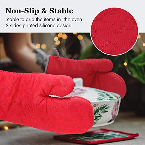 (40 OFF Coupon) Extra Long Silicone Oven Mitts 1 Pair 9.89