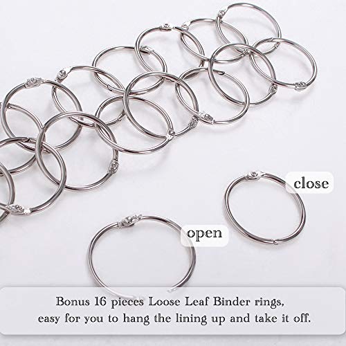 Nicetown Blackout Curtain Liners, Curtain Lining For Window, Cold Heat Light Noise Blocking Curtain Liners For Drapes Blackout, Thermal Panel Liners For Sheer Curtains, 1 Pair, 50" X 92" Per Panel #TOP2