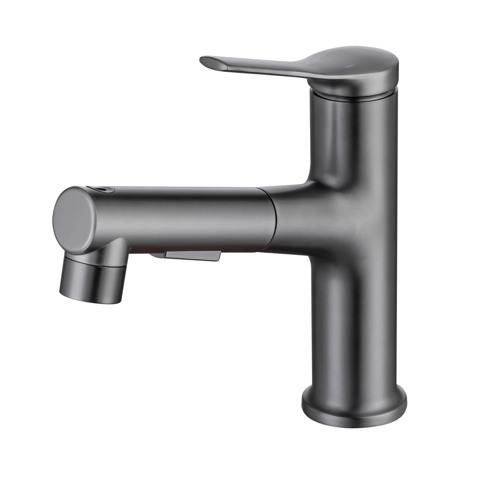 Mitigeur salle de bain eau chaude froide laiton 3 jets gun grey