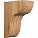 Ekena Millwork COR06X10X14CAR00RWR 6"W x 10"D x 14"H Carmel Rough Sawn Corbel, Western Red Cedar