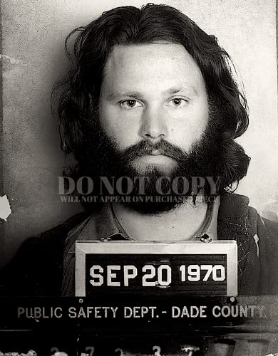 Photo de Jim Morrison Mugshot : sublimez votre salon avec ce portrait de 1970