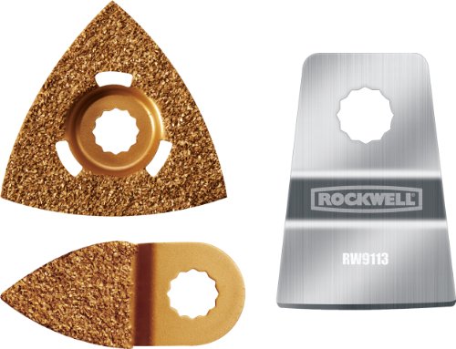 Rockwell RW9175K Paint Removal Kit for SonicCrafter (includes 1 Scraper and 2 Rasps)