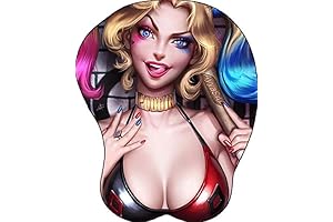 Harley Quinn Comic Book Superhero Mouse Pad Custom Mousepad