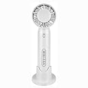 vivinin Mini Fan Portable Fan Rechargeable Mini Handheld Fan USB Rechargeable Fan Portable Pocket Fan Folding Fan Tools multicolour Rechargeable Battery USB Desk and Crafts (4 Sizes) (White) gallery image