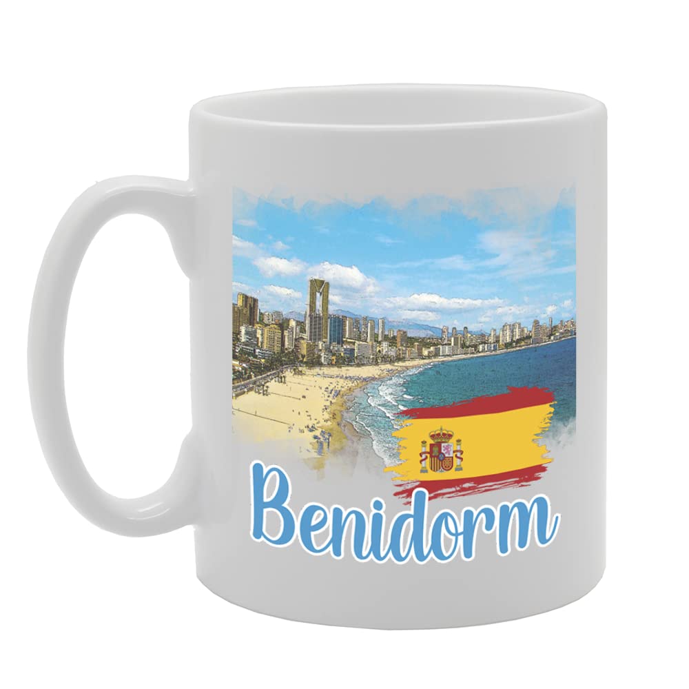 Coralgraph IncMG5719 Benidorm Spain - B Novelty Gift Printed Tea Coffee Ceramic Mug