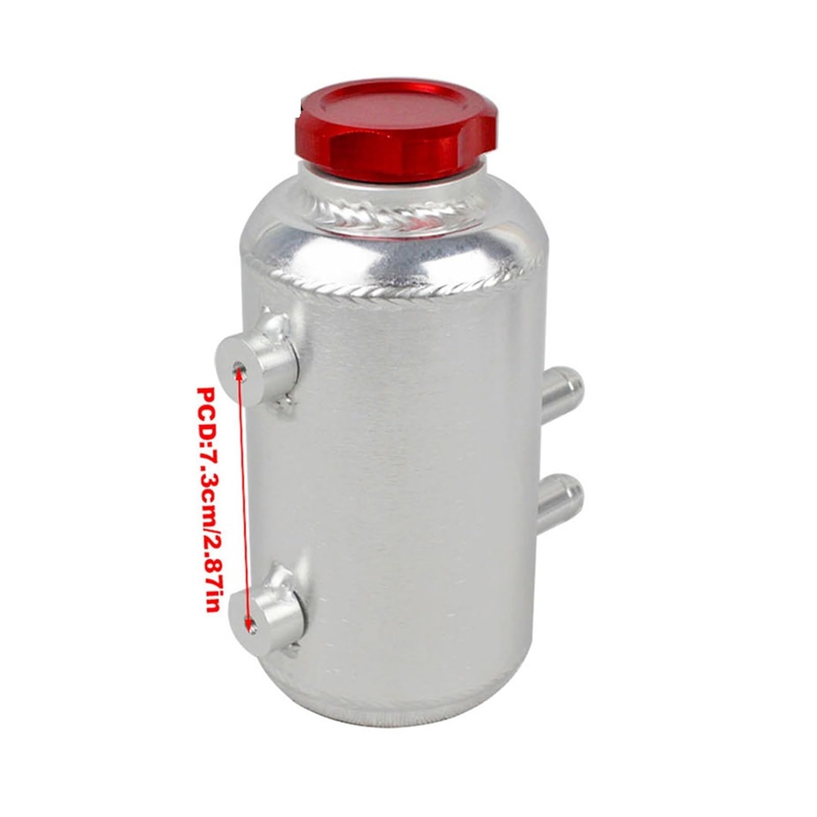 Zbiornik wyrównawczy 690 ml Uniwersalny aluminiowy zbiornik na płyn chłodniczy Zbiornik na płyn chłodniczy Zbiornik na płyn chłodniczy aluminiowy Zbiornik Wyrównawczy Zbiornika(Black)
