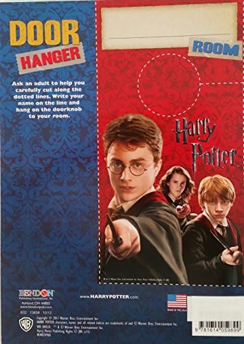 HARRY POTTER Jumbo Coloring Book: 11" X 8" with Bonus Bookmarks! 64 Pages!! Red Cover! image 4