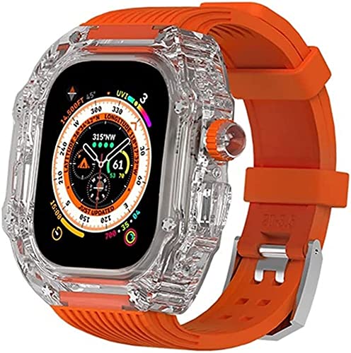 Funda transparente Apple Watch Ultra 49mm para lucir tu reloj en el gimnasio y la oficina