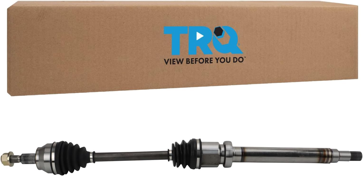 TRQ Front Passenger Side CV Axle Assembly Compatible with 15-18 Ford Focus SE S 2.0L Manual Transmission 13-14 Focus SE Titanium Manual Transmission 15-16 Focus Titanium 2.0L Manual Transmission