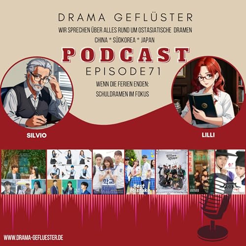 『Wenn die Ferien enden: Schuldramen im Fokus - Dramagefluester #71』のカバーアート