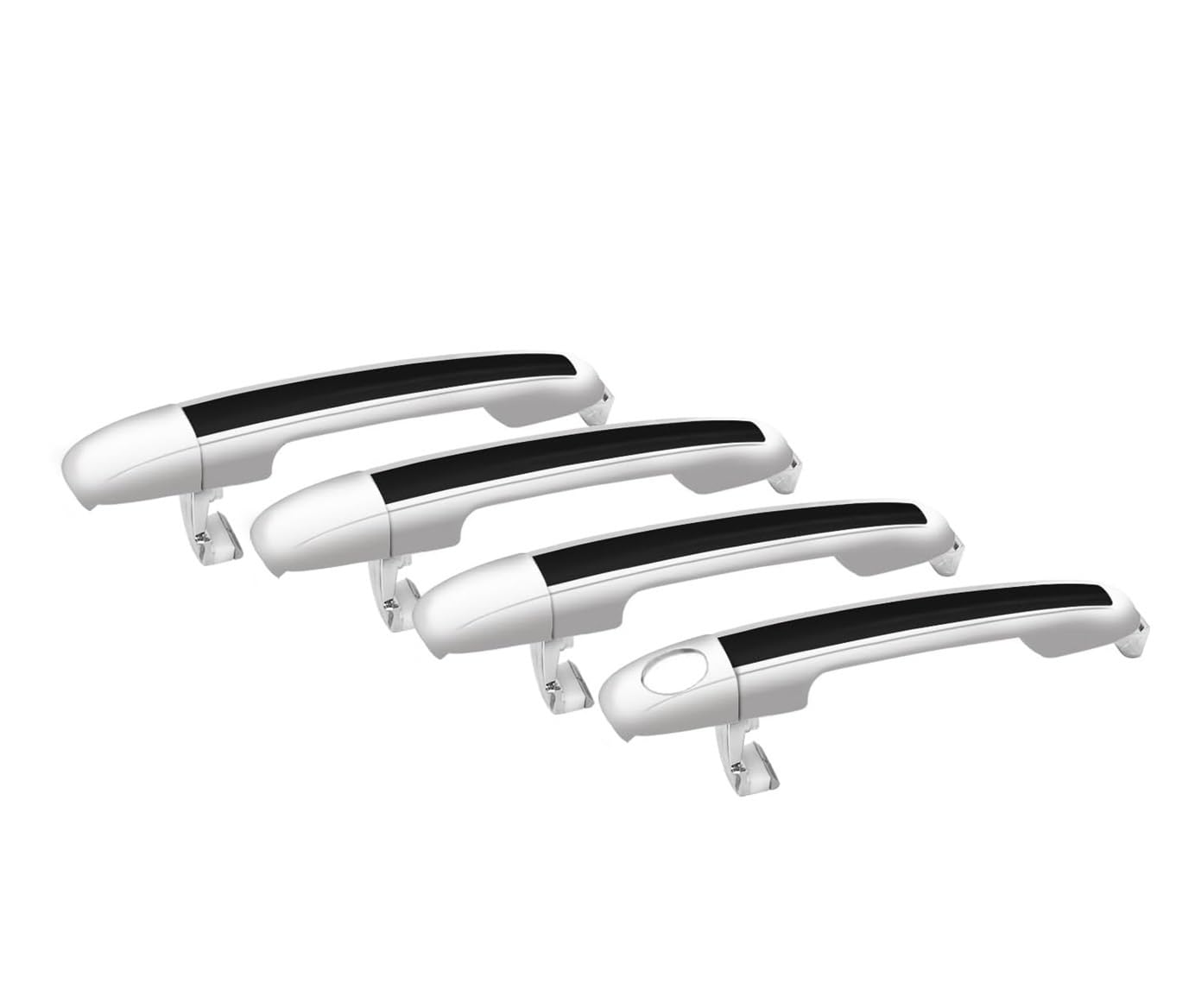 Mhtgd One Color Exterior Door Handle Set 4Pcs Outside Front & Rear Left Driver & Right Passenger For Hyundai For Sonata 2005-2010