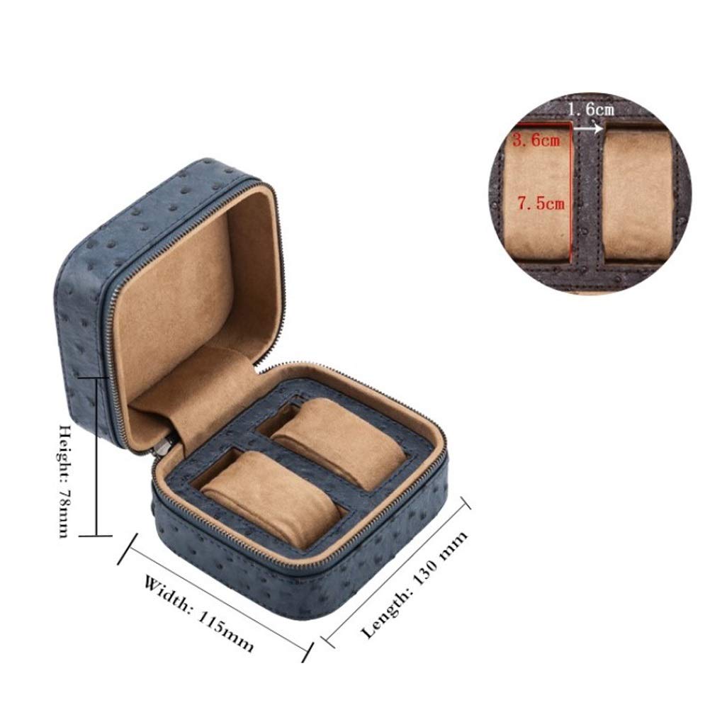 Scatola for orologi in pelle PU a 2 slot for da
