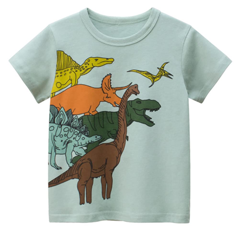 Nautysaurs Toddler Boys Short Sleeve T-Shirts Casual Bambini e Ragazzi (Pacco da 4)