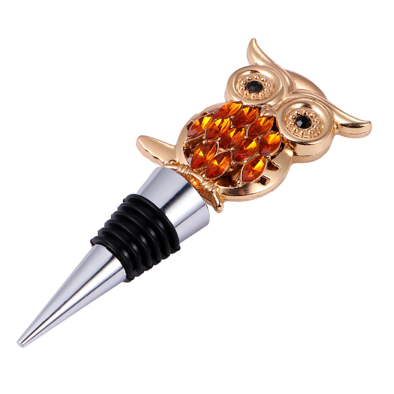 Mobestech 1 Pc Corcho Tapones De Botellas De Vino De Animales Tapón De Champán De Animales Tapones Para Botellas De Vino De Halloween Vino Espumoso Aleación De Aluminio Familiar