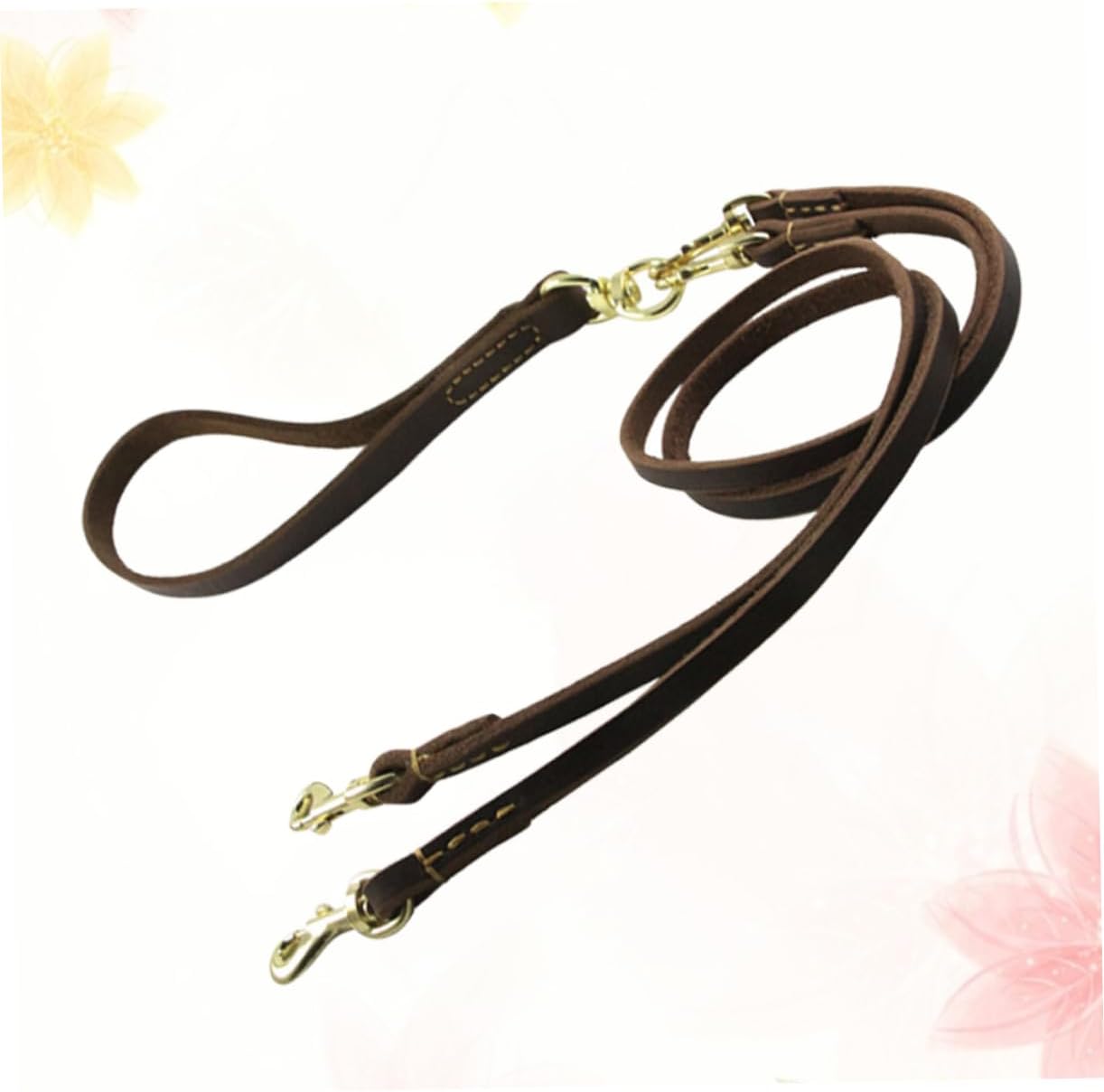 ORFOFE 1pcs Double Pet Traction Strap for Dogs and Puppies Fashionable and Dog Supplies Fit for Pets