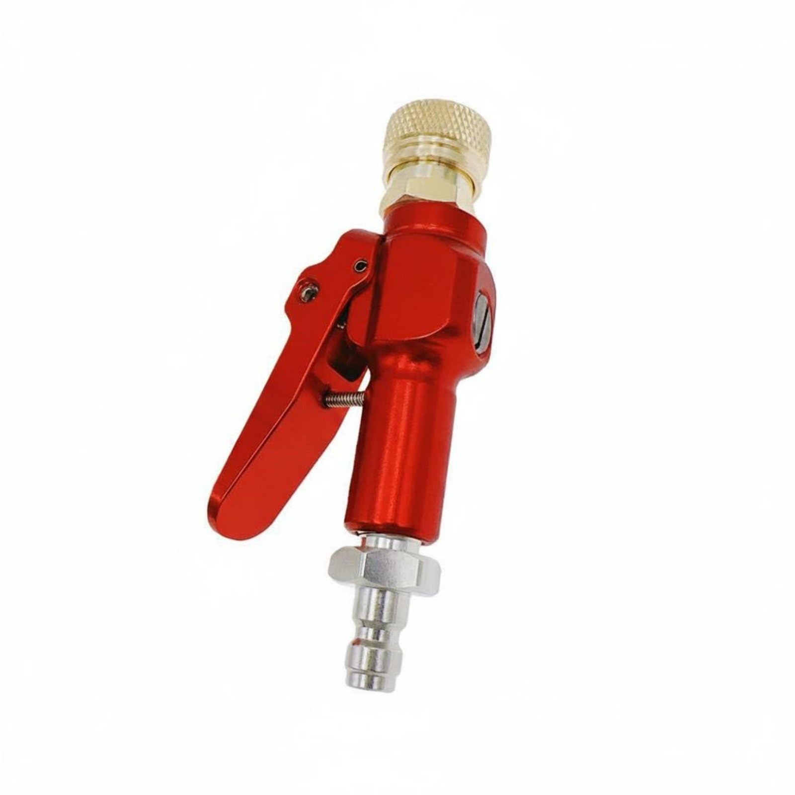 HPA FüLlstation Ladeadapter | 300Bar Fülladapter für Tauchflasche | Rot | Hochdruck-Fülladapter | Luft Scuba Din Tankstelle Adapter | Ladeventil für die PCP-LuftnachfüLlung Auf