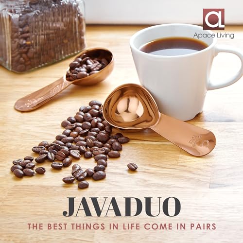 Image of Coffee Scoop (Set of 2) - 2 Tablespoon Stainless Steel Measuring Spoons