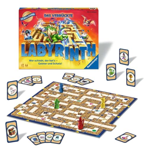 Ravensburger Familienspiel 26955 - Das verrückte Labyrinth - Gesellschaftsspiel - Spieleklassiker für 2-4 Personen, Brettspiel ab 7 Jahren – Bild 4