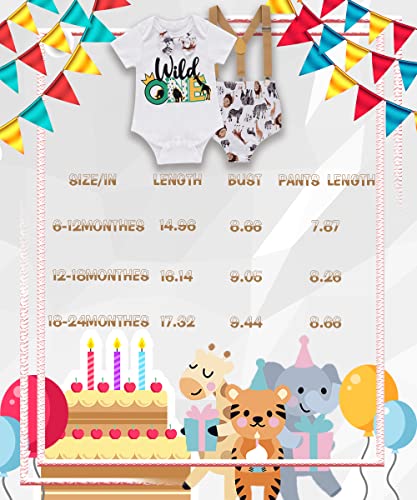 Fantasy Era Baby Boy Giraffe 1St Birthday Outfit Funny Bowtie One Year Old Boys Wild One Romper Short Set （Yellow，18-24Months） #TOP6