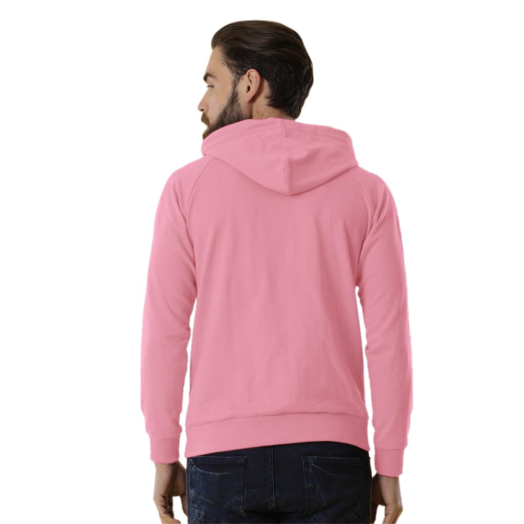 SATPURUSH Avanger - Camiseta casual de algodón de manga completa con estampado negro para hombre y mujer, gorro de mono cálido, cuello con capucha, ajuste regular, sudaderas con capucha para parejas