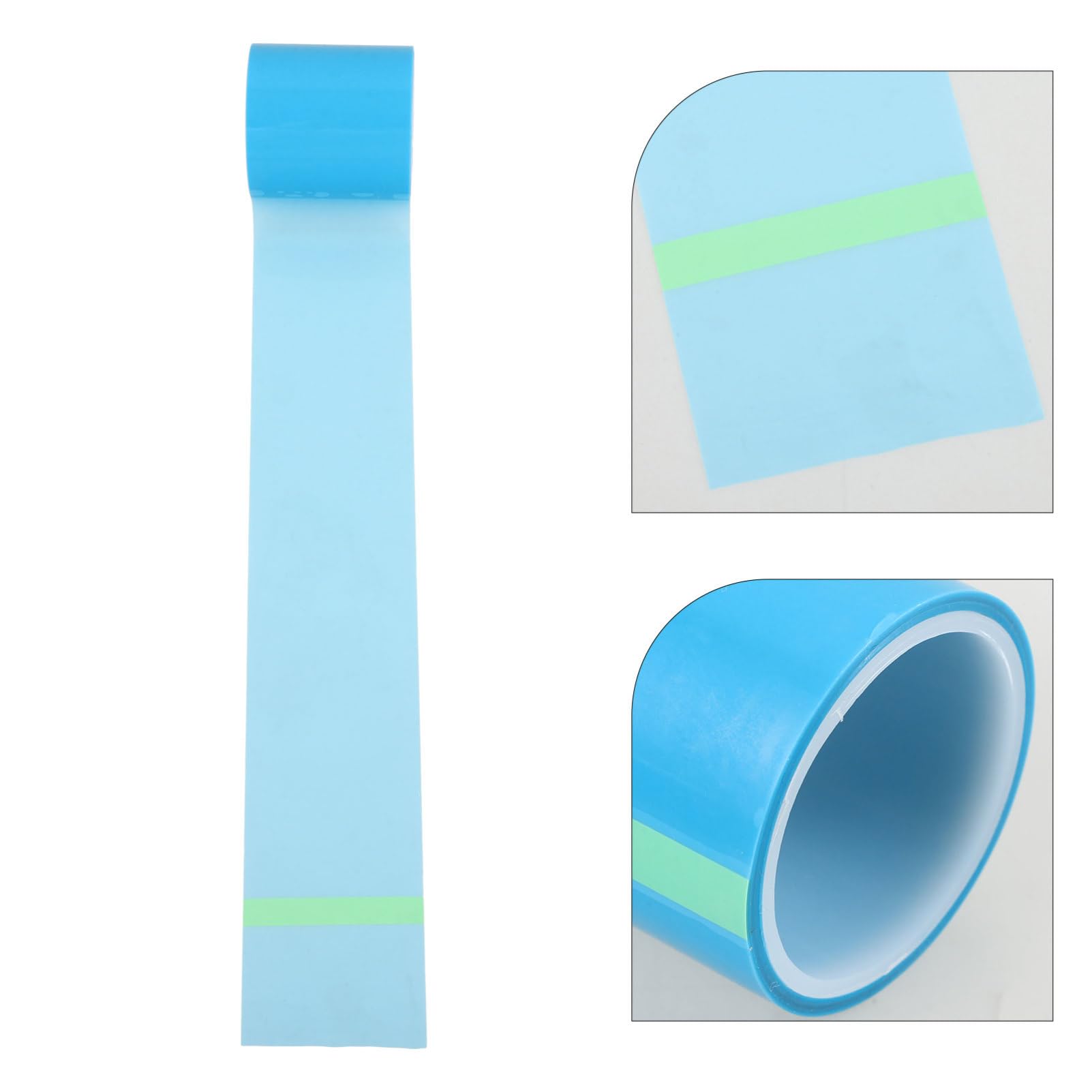 Cinta Adhesiva Epoxi para Hacer Tú Mismo, 2 Rollos Azul, Material Adhesivo para Manualidades y Joyería, Protege Superficies y Evita Fugas de Pegamento