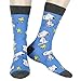 Bioworld Peanuts Men's Snoopy, Woodstock, and Charlie Brown 2 Pair Adult Crew Socks Dress Socks