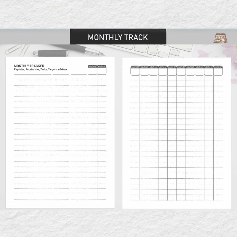 PostersInc 2025 Planner Diary - 12 Months Undated Journal Book Organizer, Monthly & To Do List Planner with Habit tracker For Journal Diary Aesthetic Stuff Enthusiasts 80 GSM Paper 220 Pages (1 Thing) PostersInc 2025 Planner Diary - 12 Months Undated Journal Book Organizer, Monthly & To Do List Planner with Habit tracker For Journal Diary Aesthetic Stuff Enthusiasts 80 GSM Paper 220 Pages (1 Thing)