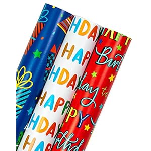 RUSPEPA Reversible Wrapping Paper R...
