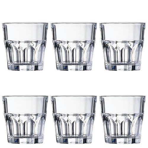 Arcoroc ARC J2609 Granity Whiskyglas, 160ml, Glas, transparent, 6 Stück