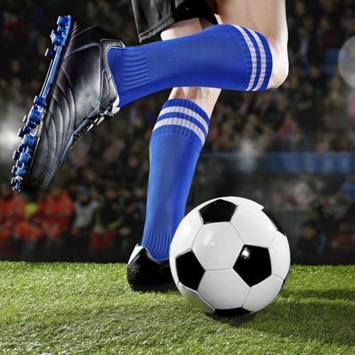 Soccer Socks for Youth Adult, Cotton Football Softball Baseball Socks